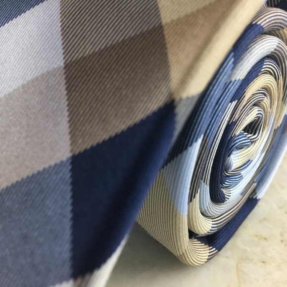 TOMMY HILFIGER SILK PLAID TIE - Picture 8 of 8